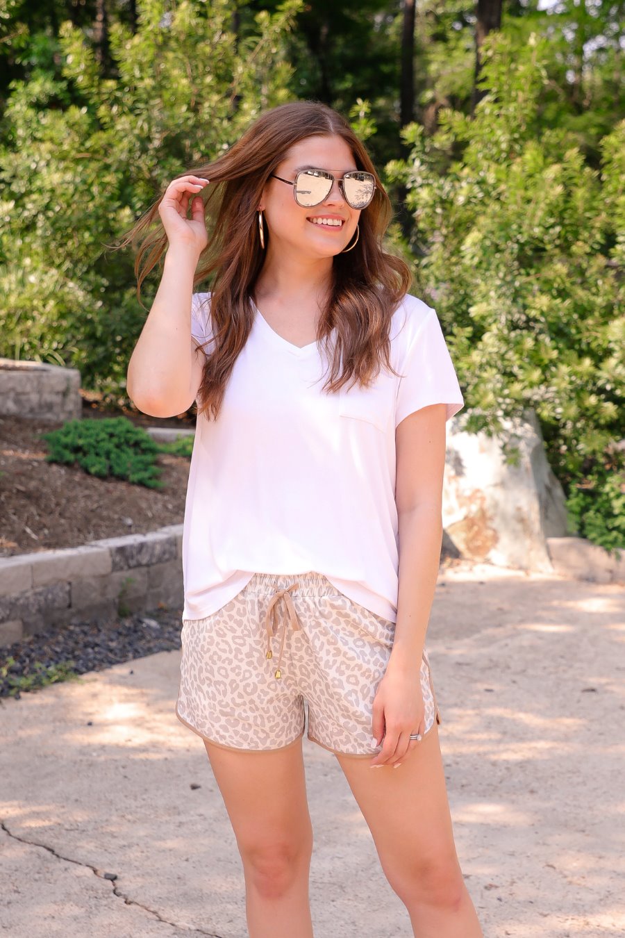 High Demand Leopard Drawstring Everyday Shorts - Jess Lea Wholesale