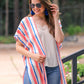 Sugar Beach Striped Kimono