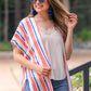 Sugar Beach Striped Kimono