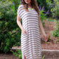 Madeline Striped Maxi Dress