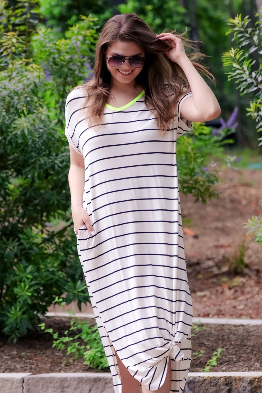 Madeline Striped Maxi Dress - Jess Lea Wholesale