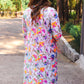 Glamorous Floral Sequin Kimono