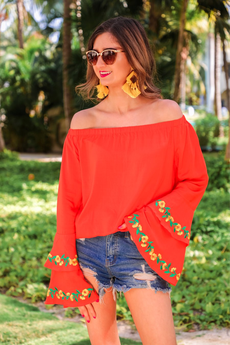 Miranda Embroidered Top - Jess Lea Wholesale