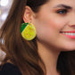 Lemon Drop Beaded Earrings