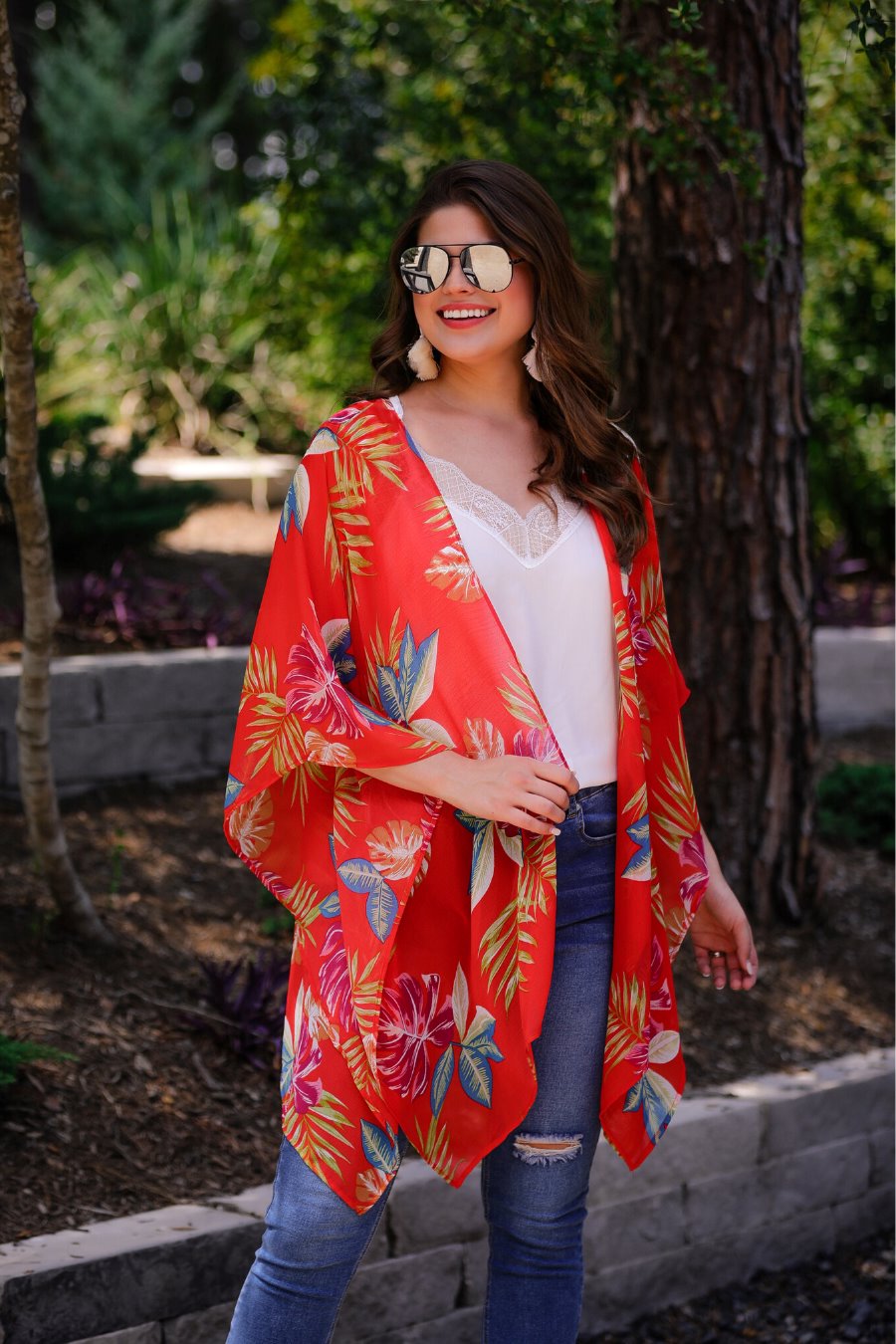 Somewhere Tropical Kimono - Jess Lea Wholesale