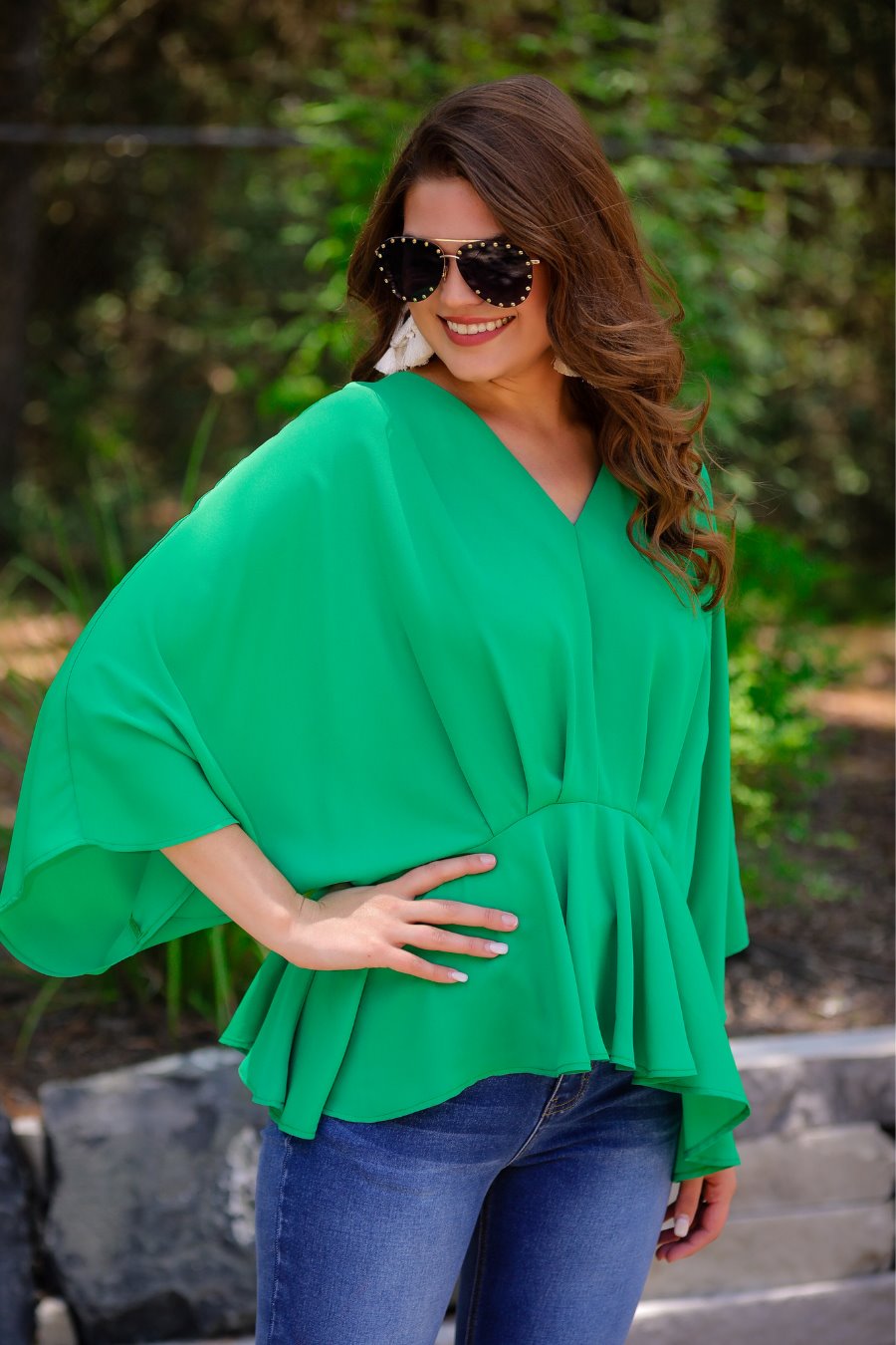 Gia Pleated Top