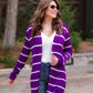 Amber Lightweight Striped Cardigan