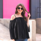 Charlotte Cold Shoulder Top