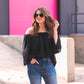 Charlotte Cold Shoulder Top
