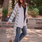 Mckenna Striped Drape Cardigan