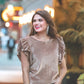 Classically Chic Velvet Top