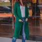 Spiced Up Long Pocket Cardigan
