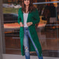 Spiced Up Long Pocket Cardigan