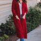 Spiced Up Long Pocket Cardigan
