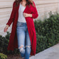 Spiced Up Long Pocket Cardigan