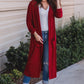Spiced Up Long Pocket Cardigan
