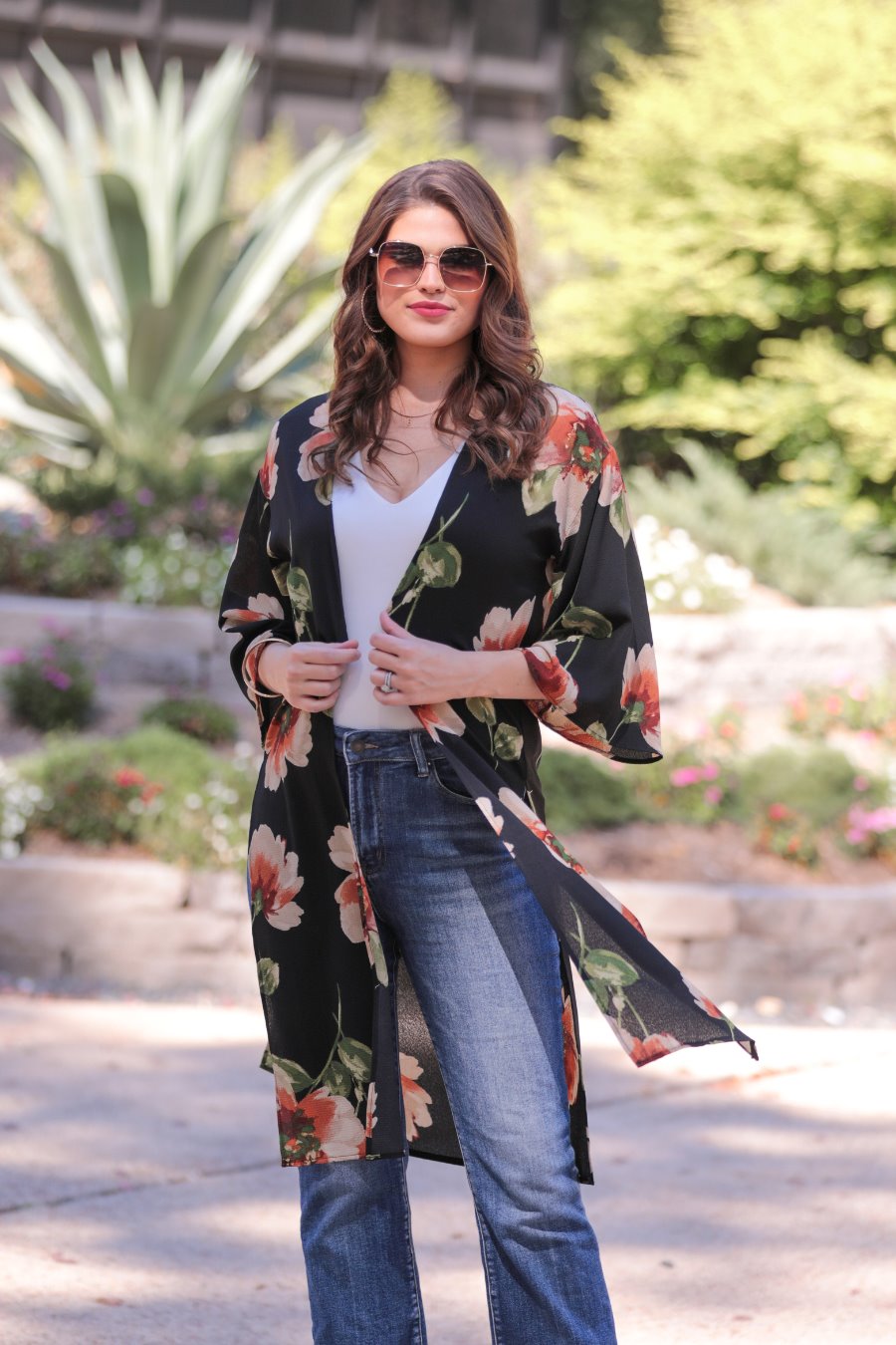 Addison Floral Kimono - Jess Lea Wholesale