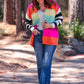 Over The Rainbow Color Block Cardigan