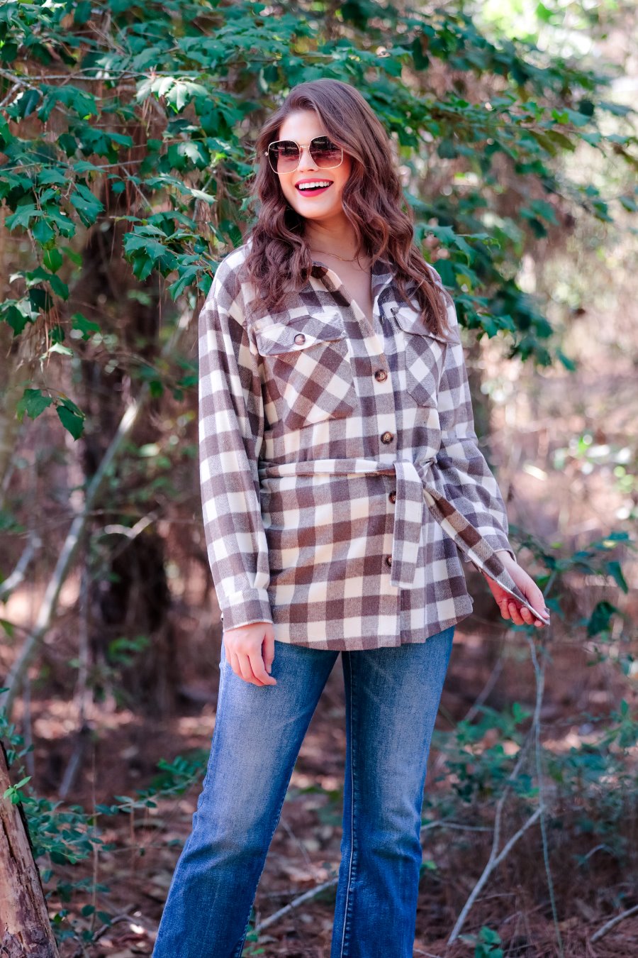 Maple Plaid Shacket - Jess Lea Wholesale