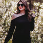 Never Basic Cold Shoulder Top