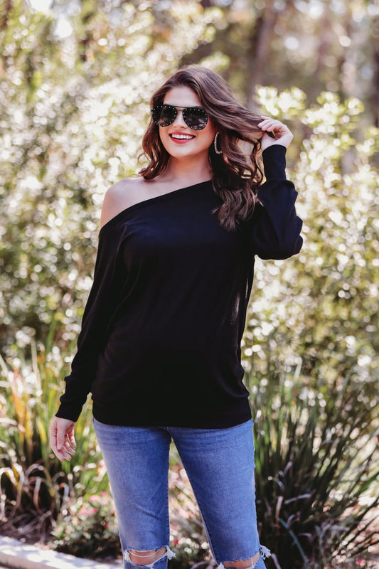 Never Basic Cold Shoulder Top - Jess Lea Wholesale