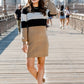 Maverick Color Block Sweater Dress - Jess Lea Wholesale