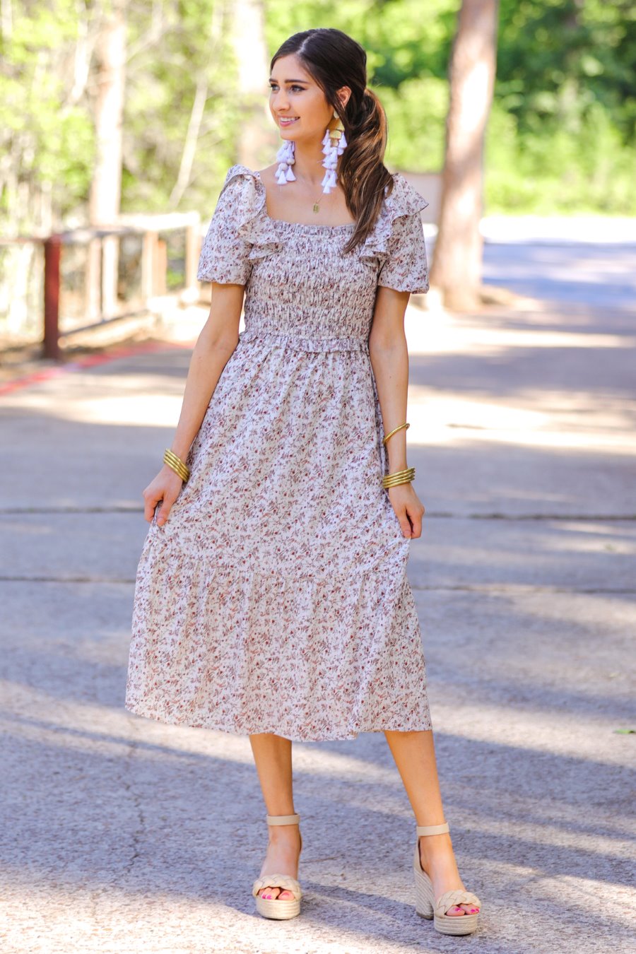 Rosemary Floral Midi Dress - Jess Lea Wholesale