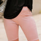 Faux Leather Biker Shorts