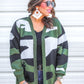 Caleb Camo Knit Cardigan