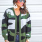 Caleb Camo Knit Cardigan