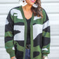 Caleb Camo Knit Cardigan