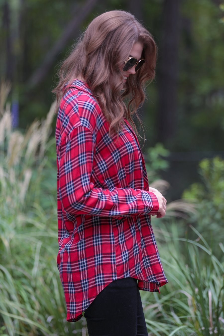 Aaron Plaid Button Up Top - Jess Lea Wholesale