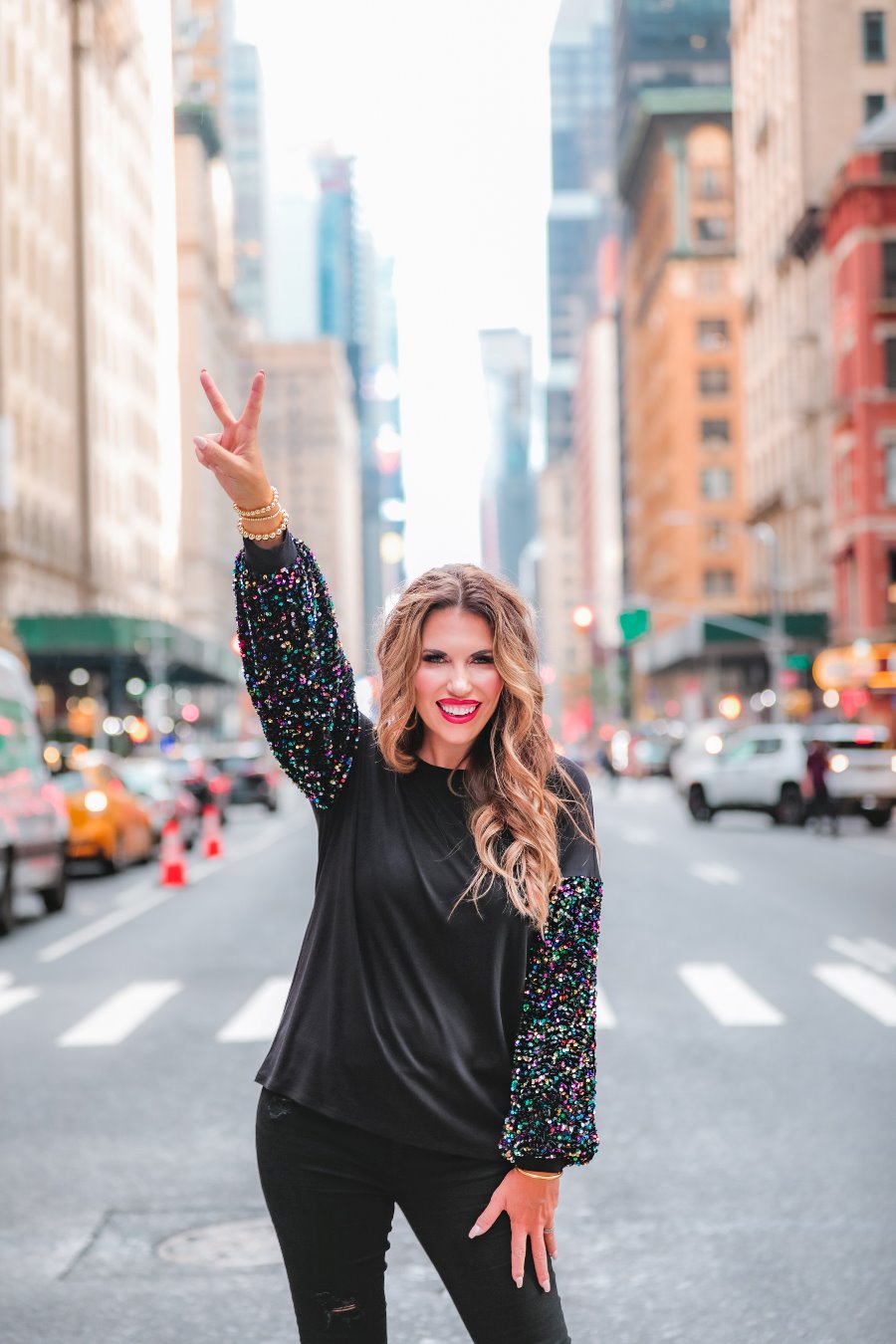 Vegas Lights Sequin Top - Jess Lea Wholesale