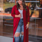 Spiced Up Long Pocket Cardigan