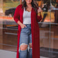 Spiced Up Long Pocket Cardigan