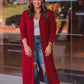 Spiced Up Long Pocket Cardigan