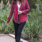 Aaron Plaid Button Up Top
