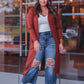 Spiced Up Long Pocket Cardigan