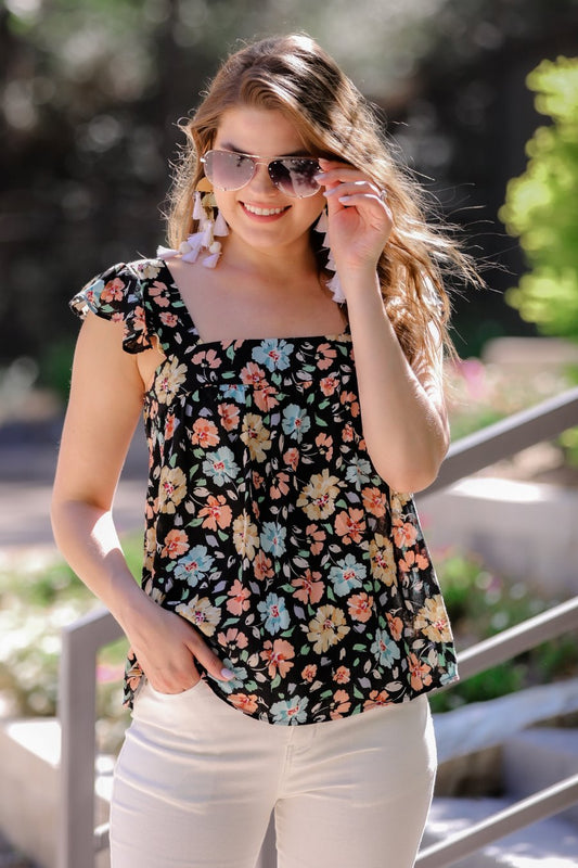 Making Plans Floral Tank