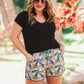 Eye Of The Tiger Drawstring Everyday Shorts - Jess Lea Wholesale