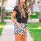 Eye Of The Tiger Drawstring Everyday Shorts - Jess Lea Wholesale