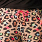 Adult Splash Of Color Leopard Drawstring Everyday Shorts