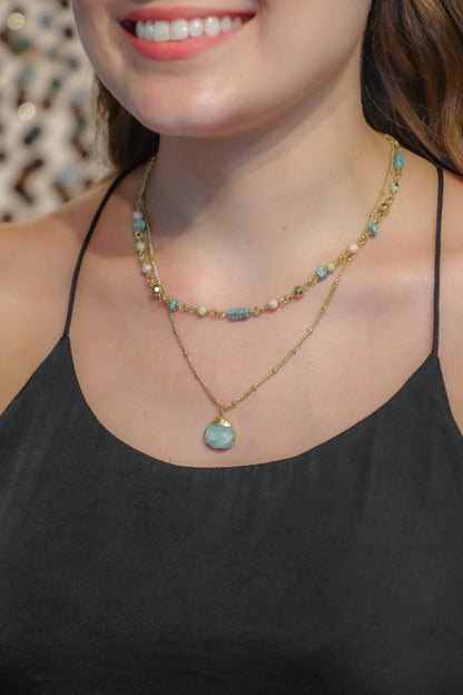 What A Gem Layered Necklace