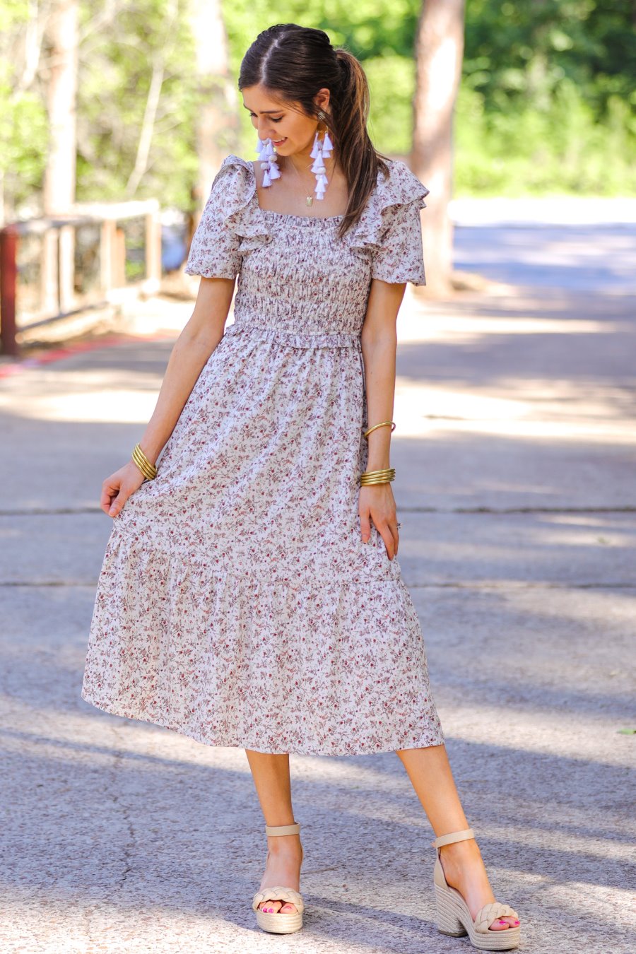 Rosemary Floral Midi Dress - Jess Lea Wholesale