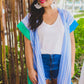 Kendall Pom Pom Kimono