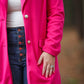 Fashion Week Hot Pink Coat