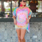 Fun In The Sun Tie Dye Coverup