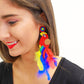 Back In Brazil Parrot Earrings