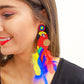 Back In Brazil Parrot Earrings