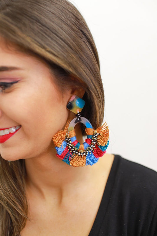 Easy Breezy Fringe Earrings